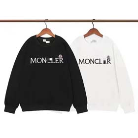Moncler round neck fashionable plus velvet thickened Chinese cotton long sleeve sweatshirt-2545