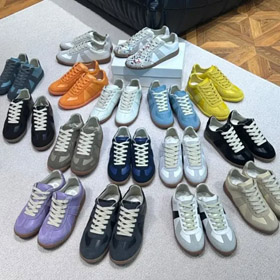 Maison Margiela Calfskin Replica Retro Low-Top Sneakers-2962